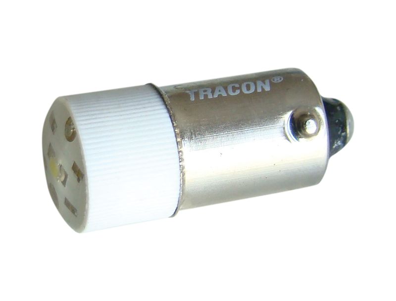 Tracon NYGL-ACDC24W LED-es jelzőizzó,fehér 24V AC/DC,Ba9s