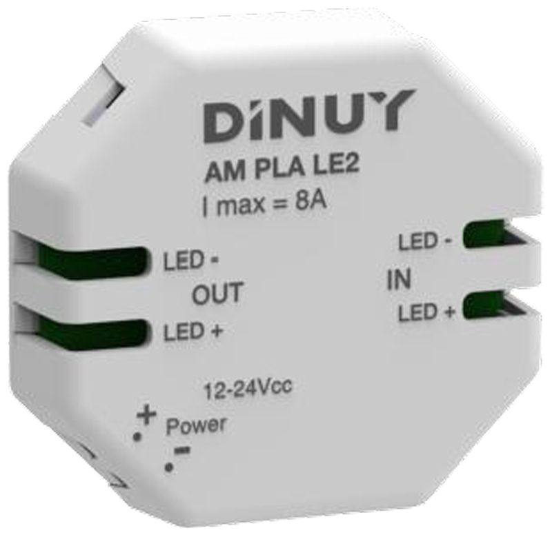 Tracon AMPLALE2 Jelerősítő modul LED szalagokhoz 12-48 VDC,max. 8 A