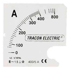 Tracon SCALE-AC96-80/5A Skálalap ACAM96-5 alapműszerhez 0 - 80 A
