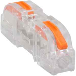 Tracon OVOTT11 Csavar nélküli vezetékösszekötő,toldó,nyitható,átlátszó 0,5-4mm²,32A,400VAC 1P