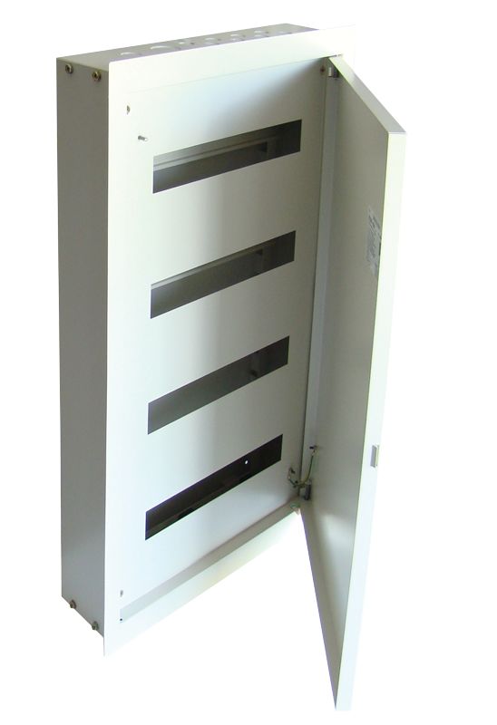 Tracon EDSF-16/1 Fém elosztódoboz süllyesztett,maszkos,fehér 1×16 mod,H×W×D=326×464×115mm,IP42,RAL1013
