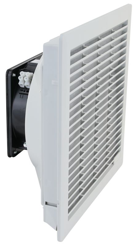 Tracon V71 Szellőztető ventilátor szűrőbetéttel 250×250mm,71 m3/h,230V 50/60Hz,IP54