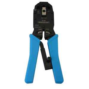 Tracon RJ468 Vágó-,csupaszító- és présszerszám RJ csatlakozókhoz RJ11,RJ12,RJ45,RJ50