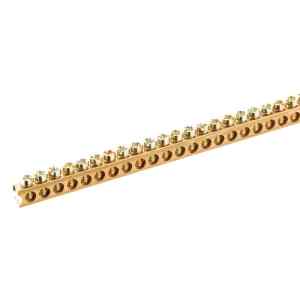 Tracon TNFS10 Rézsín 1m max.63A,230/400VAC,1m,W×H=8×8mm,d=4.3mm,165xM4