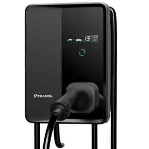 Tracon TECS303P E-AUTÓ TÖLTŐÁLLOMÁS 22kW Type2Csatlakozó dugóval 3×32A/400V,22kW,5x6mm²,5m,TYPE2