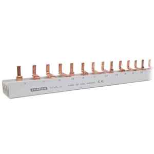 Tracon TFSS-4 Soroló sín - csapos kivitelű max.63A,230/400VAC,4P,56modul,1m