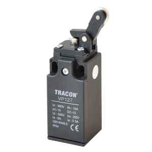 Tracon VP127 Helyzetkapcsoló,nyomógörgős 1xNO+1xNC,6A/230V AC-15,0,3A/250V DC-13,IP65