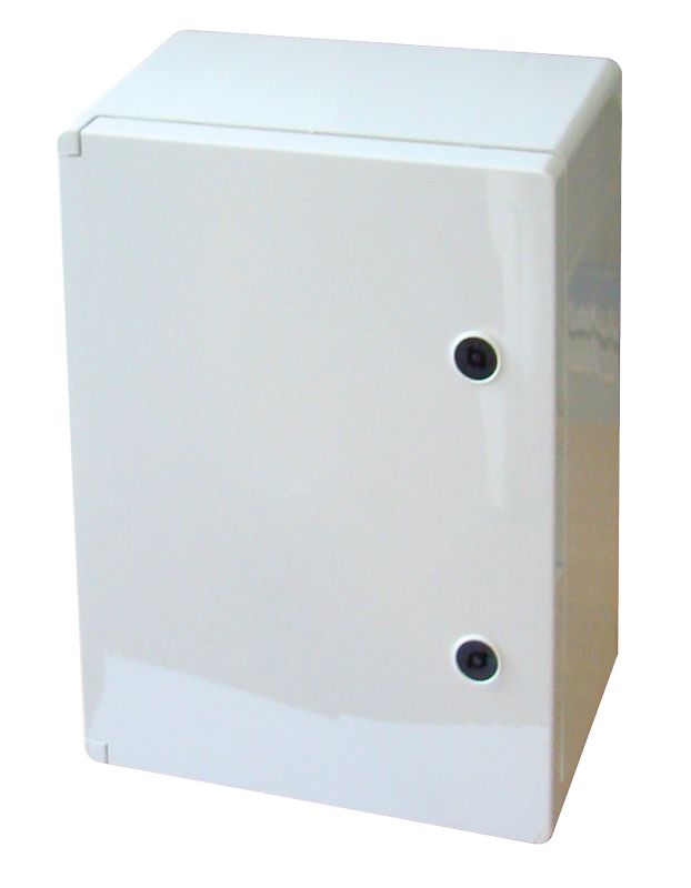 Tracon TME403017 Műanyag elosztószekrény HxWxD=400x300x165mm,IP65,IK10,1000V AC/DC,RAL7035