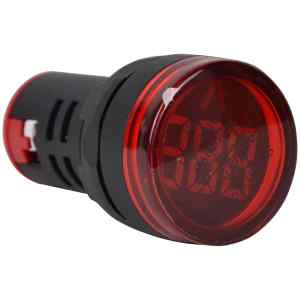 Tracon NYG3-VR Feszültségmérő,LED jelzőfény,piros 24-500VAC,d=22mm