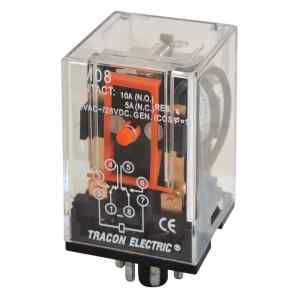 Tracon RM08-240AC Ipari relé 230V AC / 2×CO