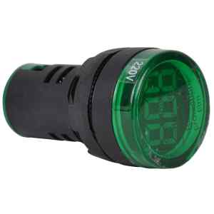 Tracon NYG3-VG Feszültségmérő,LED jelzőfény,zöld 24-500VAC,d=22mm