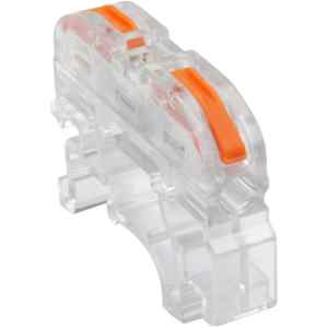 Tracon OVOKT11 Csavar nélküli vezetékösszekötő,toldó,nyitható,átlátszó 0,5-4mm²,32A,400VAC 1P
