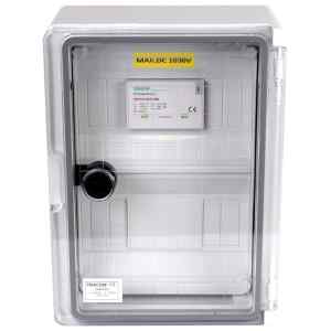 Tracon SPBPVDC1 Túlfeszültség-védelmi doboz fotovoltaikus rendszerekhez 280×210×130mm,IP65,DC1+2,Un=1000VDC