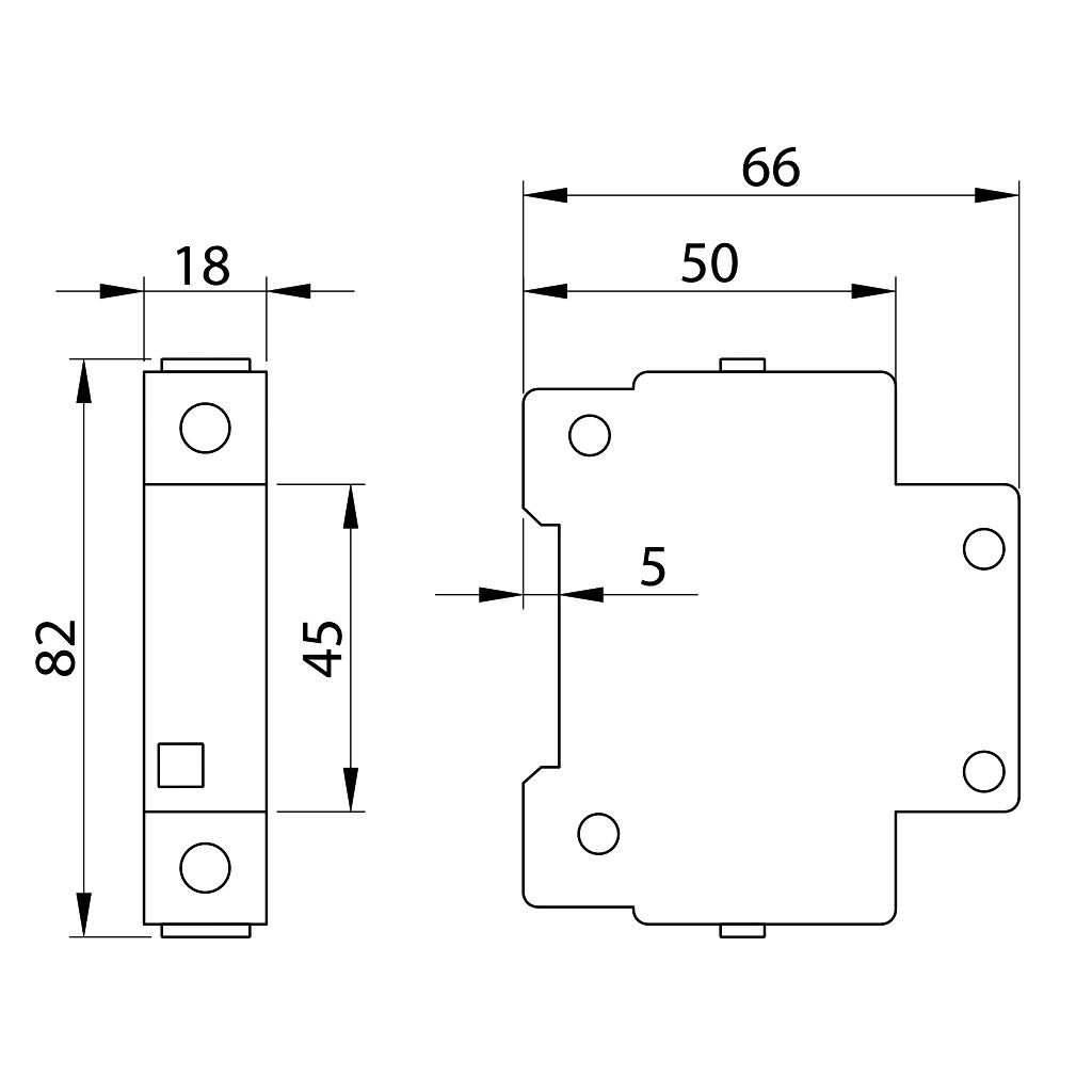 Tracon C60-U2/O2 Feszültségcsökkenési- és növekedési kioldó TDZ-hez 230 VAC - Image 2