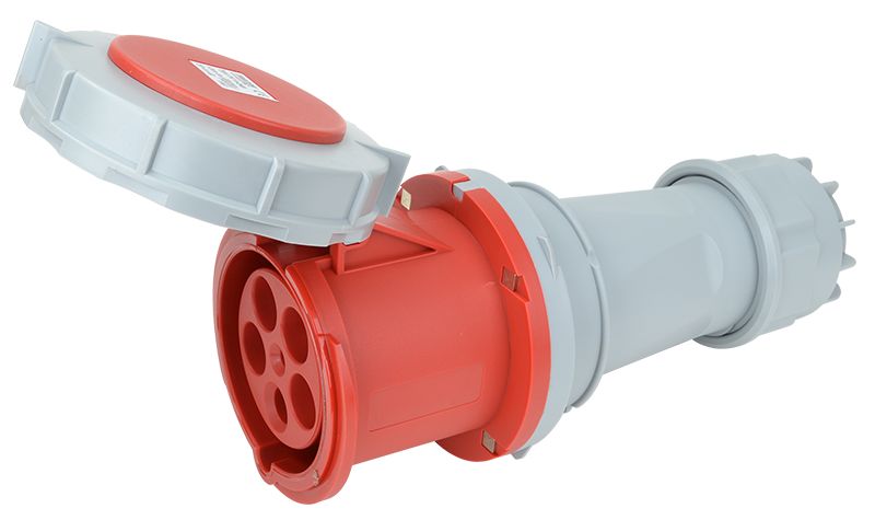 Tracon TICS-235 Ipari csatlakozóaljzat,fokozott védelemmel 63A,400V,3P+N+E,6h,IP67 - Image 3