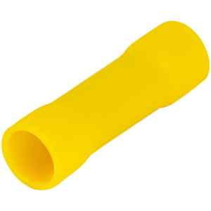 Tracon STH Szigetelt toldóhüvely,ónozott elektrolitréz,sárga 6mm²,PVC