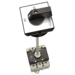 Tracon TS-10/3K Szakaszoló kapcsoló ajtókupplunggal 400V,50Hz,100A,3P,30kW,88×88mm