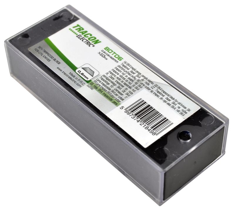 Tracon BDT06 10 db SK4 trapéz penge,pengés késhez 0.6×19×62mm × 10