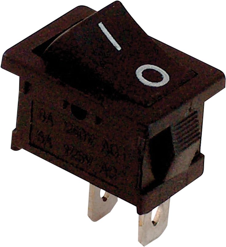 Tracon TES-34 Készülékkapcsoló,BE-KI,fekete 16A,250V AC