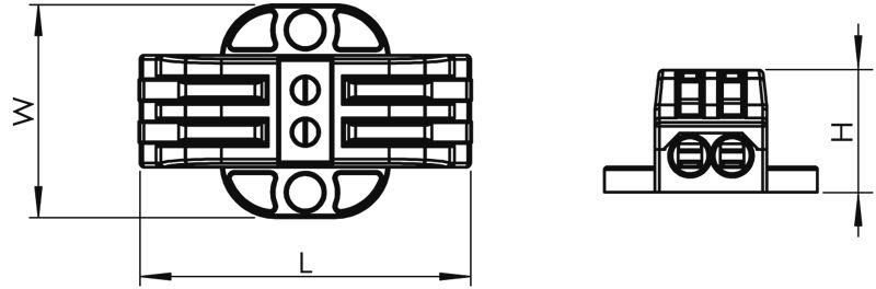 Tracon OVOFT55 Csavar nélküli vezetékösszekötő,toldó,nyitható 0,5-4mm²,32A,400VAC 5P - Image 2