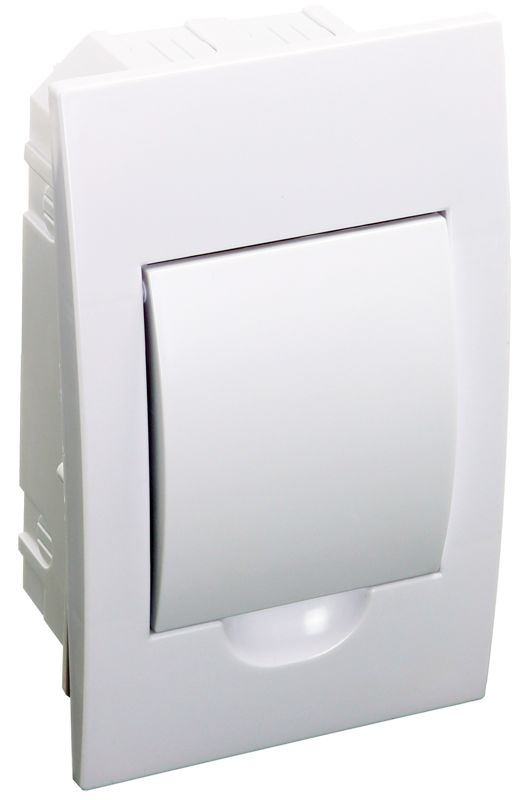 Tracon EDSN-4/1 Süllyesztett elosztódoboz,fehér ajtóval,N/PE sínnel 1×4 modul,IP40