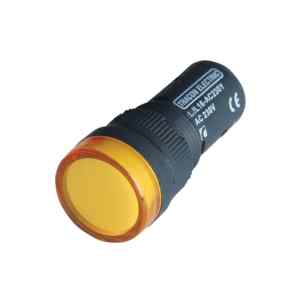 Tracon LJL16-YD LED-es jelzőlámpa,sárga 48V AC/DC,d=16mm