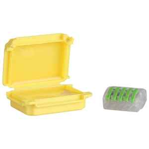 Tracon BOXW3 Vízálló műanyag doboz,sárga 53x39x24mm,IPX8