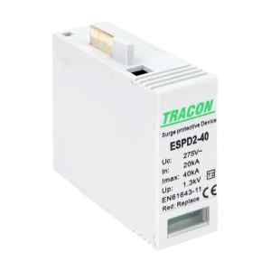 Tracon ESPD2-40M T2 AC típusú túlfeszültség levezető betét 40 M Uc:275V; In:20kA; Imax:40kA; Up:1,3kV