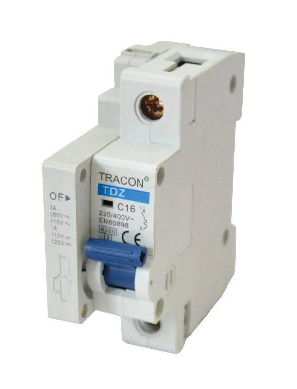 Tracon TDZ-F2 Segédérintkező TDZ kismegszakítóhoz 240V,6A