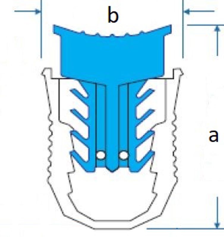 Tracon MP120 Mérőóra plomba 30,5×21mm - Image 3