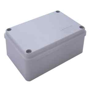 Tracon MED12085 Elektronikai doboz,világos szürke,teli fedéllel 120×80×50mm,IP56