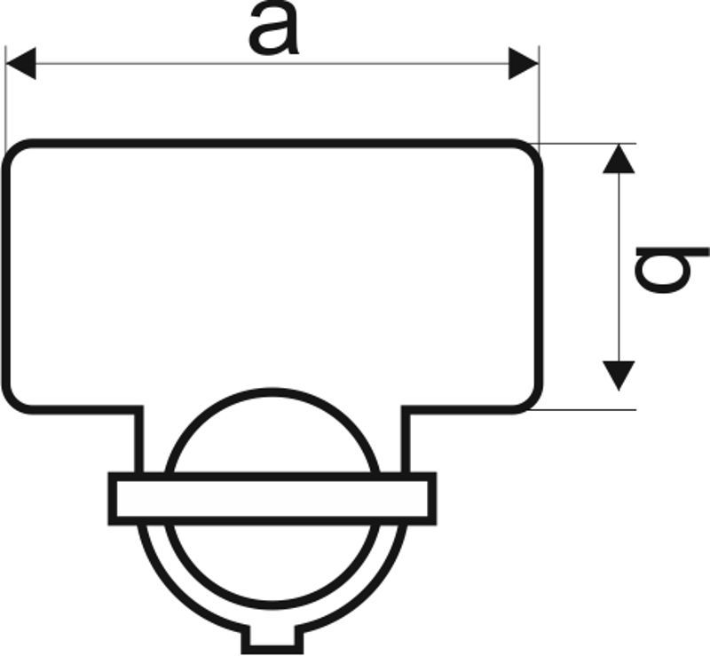 Tracon MP220 Mérőóra plomba 27×13mm - Image 3