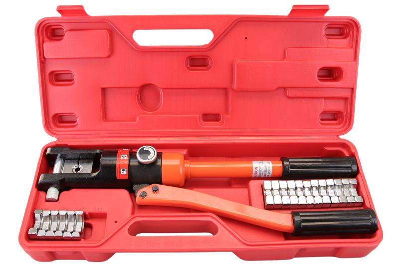 Tracon KHP240 Kézi hidraulikus présszerszámkábelsarukhoz,táska+10 bélyeg 16-240mm² - Image 2