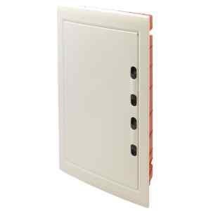 Tracon EDSSN-12/3 Süllyesztett elosztódoboz,fehér-sík ajtóval,NPE nélkül 3×12 modul,IP40