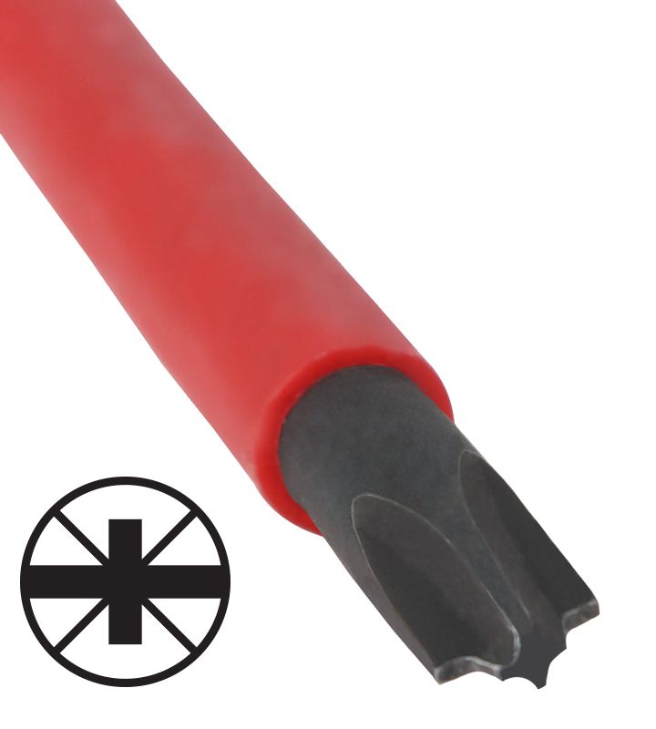Tracon SD5080SLPZ1 Csavarhúzó,kombiprofil,1000V-ra szigetelt,CrV SL/PZ1 5×80mm,AC 1000V - Image 2
