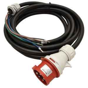 Tracon TDB-CABLE5P16 Gumikábel ipari csatlakozó dobozhoz GT 5×2,5mm²,16A,5p,2,5m