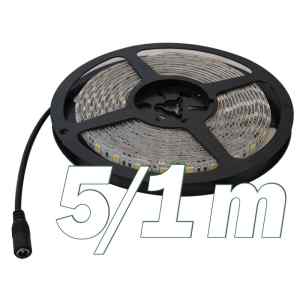 Tracon LED-SZTR-72-WW LED szalag, beltéri, takarítható, ragasztó nélküli SMD5050,30LED/m,7,2W/m,300lm/m,W=10mm,3000K,IP65,EEI=G