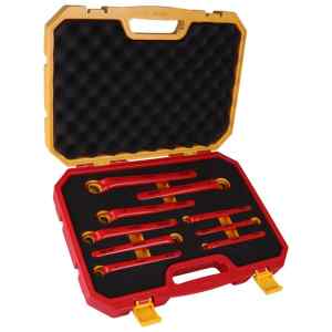 Tracon CSSET9 9 darabos 1000 V-ra szigeteltgyűrűs kulcs készlet 1000V,CR-V,10-24mm