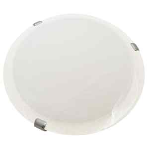 Tracon UFO-1-F Üveg mennyezeti UFO lámpatest,fehér 230V,50Hz,E27,max.1×60W,D=300 mm