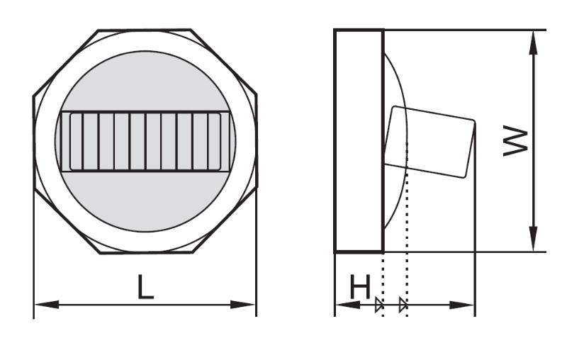 Tracon DMSENR03 Vezeték nélküli mozgásérzékelő,elemes 180°,3 - 100 lx - Image 2