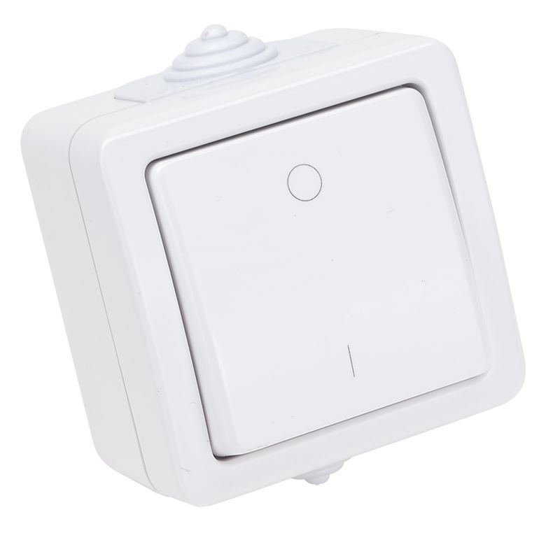 Tracon TR-PH04 Falon kívüli kétpólusú kapcsoló 10AX/250VAC,IP54