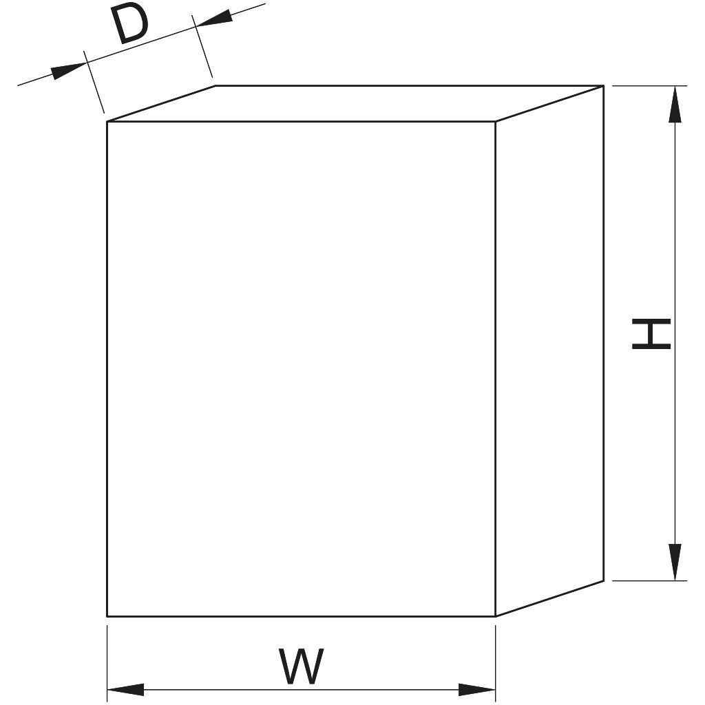 Tracon TFE605020M Fém elosztószekrény,maszkos,acél,szürke 4×22 mod,H×W×D=600×500×200mm,IP55 - Image 2