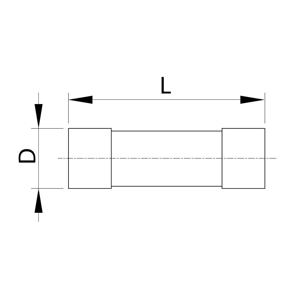 Tracon HB-10X38-32 Hengeres biztosító gG 32A,500VAC,100kA,10x38 - Image 2