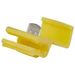 Tracon SL Késes leágaztató,ónozott elektrolitréz,sárga 4-6mm²,50VDC,max. 50 A