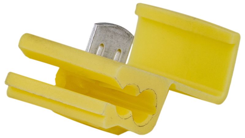 Tracon SL Késes leágaztató,ónozott elektrolitréz,sárga 4-6mm²,50VDC,max. 50 A