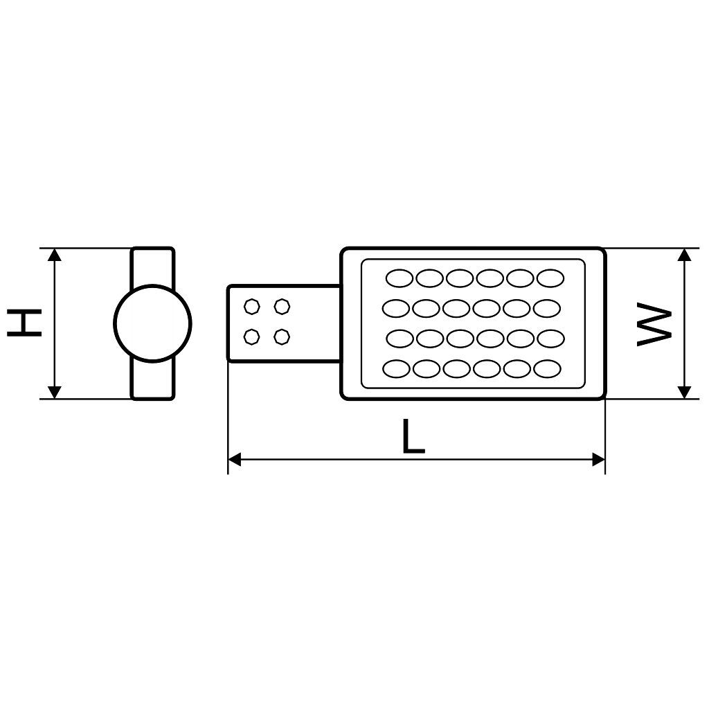 TRACON LSJR30W LED utcai világítás 100-240 V AC, 30 W, 2400 lm, 4500 K, IP65, EEI=G - Image 2