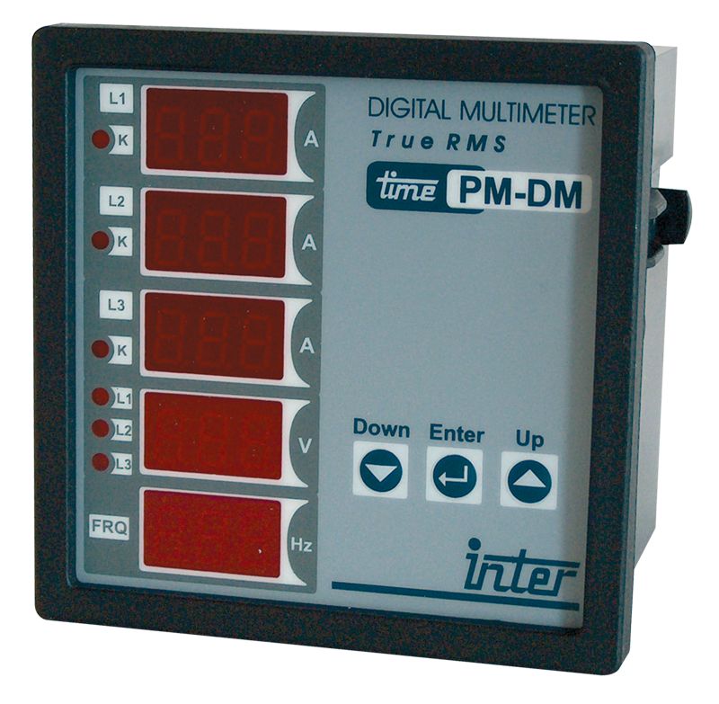 Tracon DTT-3 Digitális többfunkciós táblaműszer relé kimenettel 96×96mm