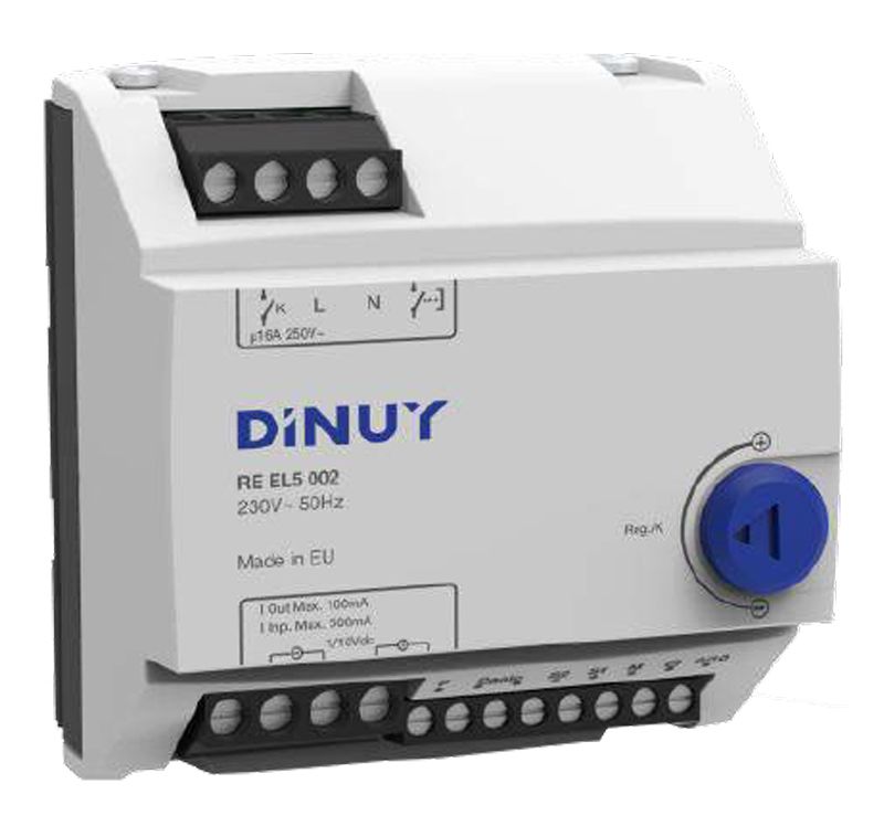 Tracon REEL5002 Fényerő-szabályzó modul,1-10V,DIN sínre,5 modulos 230 VAC,50 Hz,max. 16 A