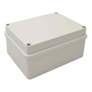 Tracon MED15117S Elektronikai doboz,világos szürke,teli fedéllel 150×110×70mm,IP54