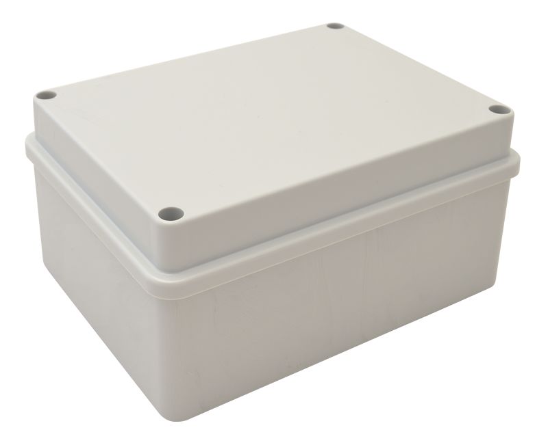 Tracon MED15117S Elektronikai doboz,világos szürke,teli fedéllel 150×110×70mm,IP54